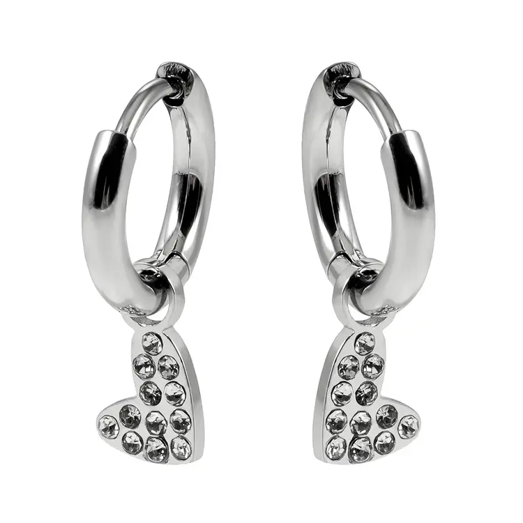 Hackney Nine Hackney Nine - VIRTUOUS Hearts Earring Silver