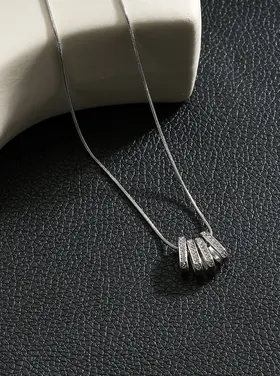 Hackney Nine Hackney Nine - GARNA Snake chain W/ Oval Pendants S