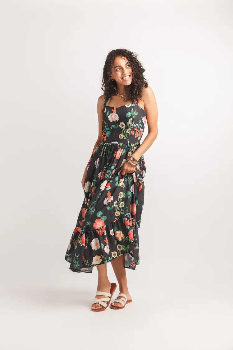 Papillon Papillon - Tiered Floral Dress