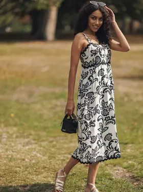 Papillon Papillon - Floral Printed Slvless Dress