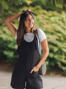 Papillon Papillon - Tie Detail Romper w/ Pockets