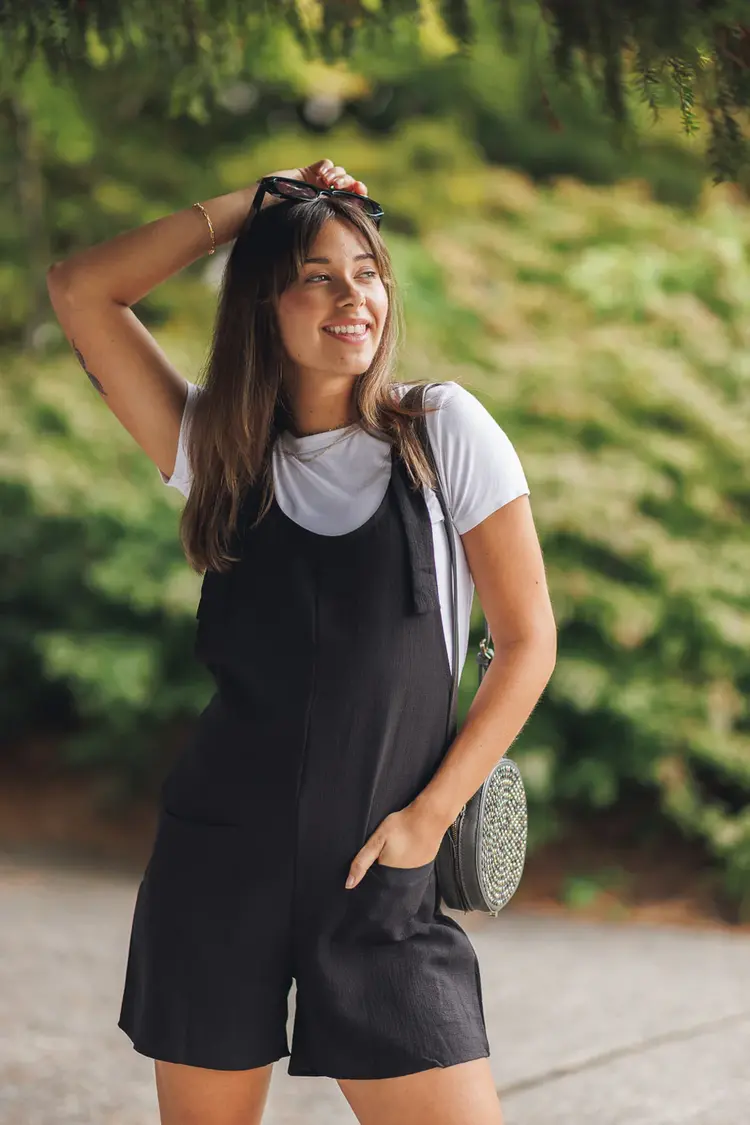 Papillon Papillon - Tie Detail Romper w/ Pockets