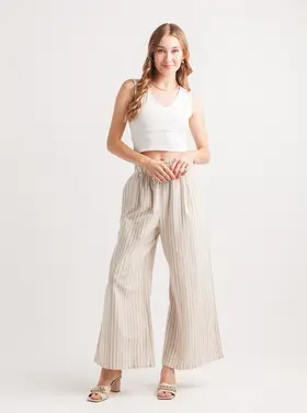 Papillon Papillon - Striped Wide Leg Pant