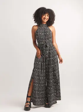 Papillon Papillon - Printed Halter Neck Jumpsuit