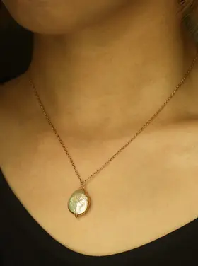 Hackney Nine Hackney Nine - NOEMI Necklace Pearl Gold