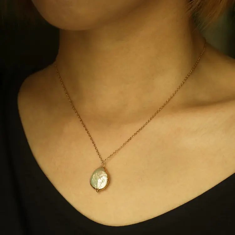 Hackney Nine Hackney Nine - NOEMI Necklace Pearl Gold