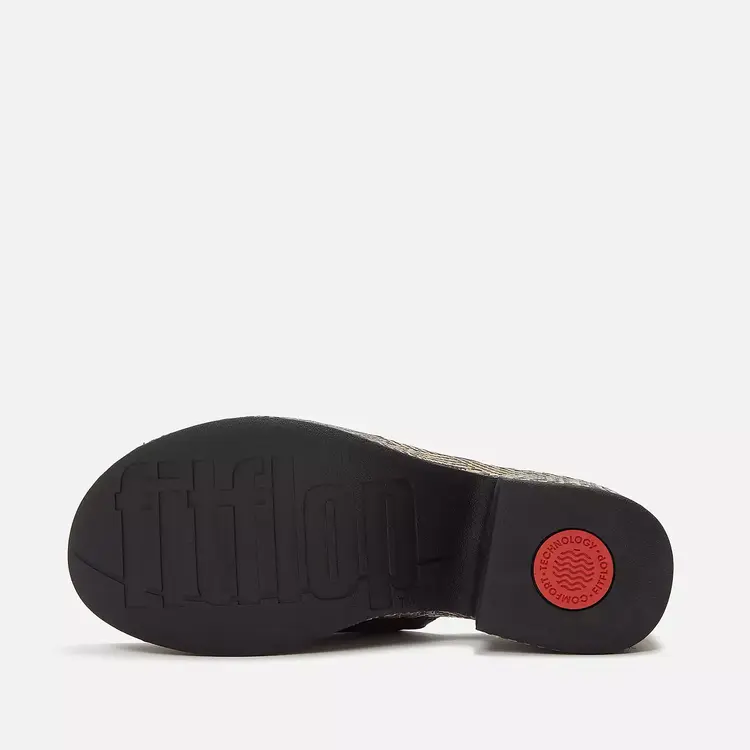 Fit Flop Fit Flop - Platform Graphic Weave Heeled Slides
