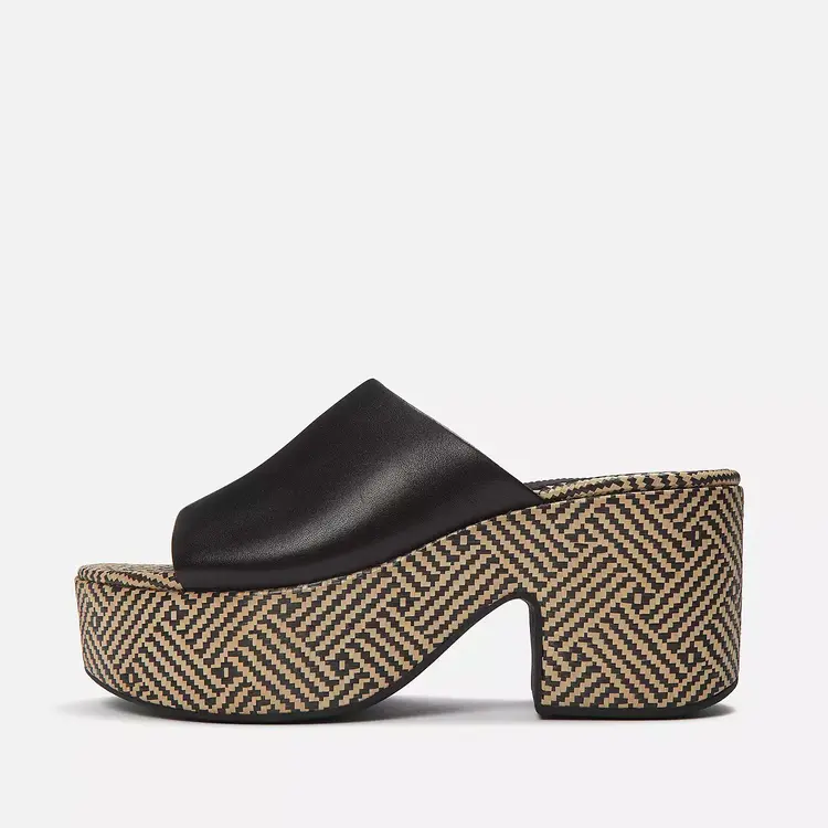 Fit Flop Fit Flop - Platform Graphic Weave Heeled Slides