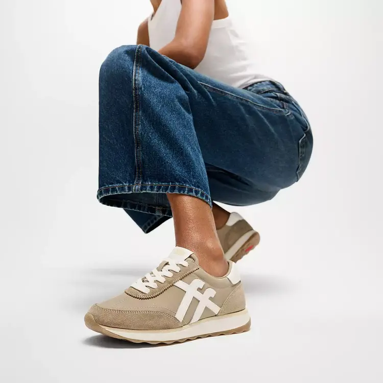 Fit Flop Fit Flop - Retro-Q Fabric/Suede Sneaker