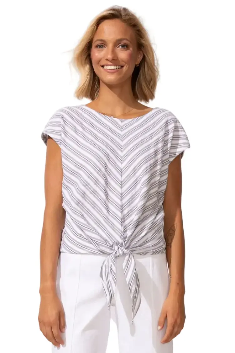 Escape Escape - Tie Front Top