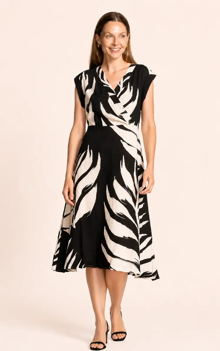 Pink Martini Pink Martini - ELMER Leaf Print Dress