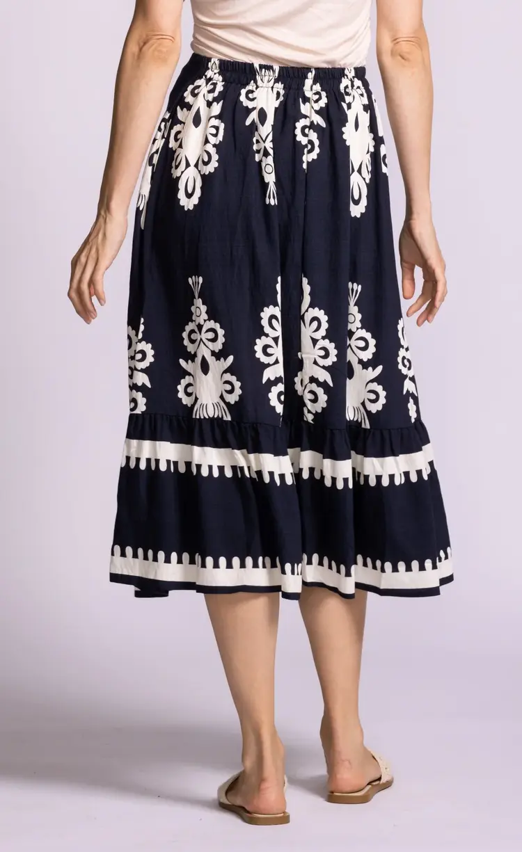 Pink Martini Pink Martini - BELLINGHAM Printed Skirt