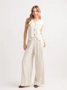 Papillon Papillon - Linen Blend Vest