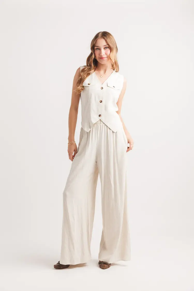 Papillon Papillon - Linen Blend Vest