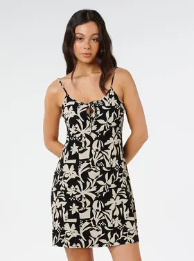 Rip Curl Rip Curl - Surf Dreams Printed Rib Mini Dress