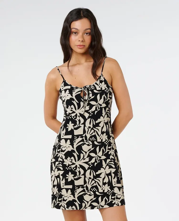 Rip Curl Rip Curl - Surf Dreams Printed Rib Mini Dress