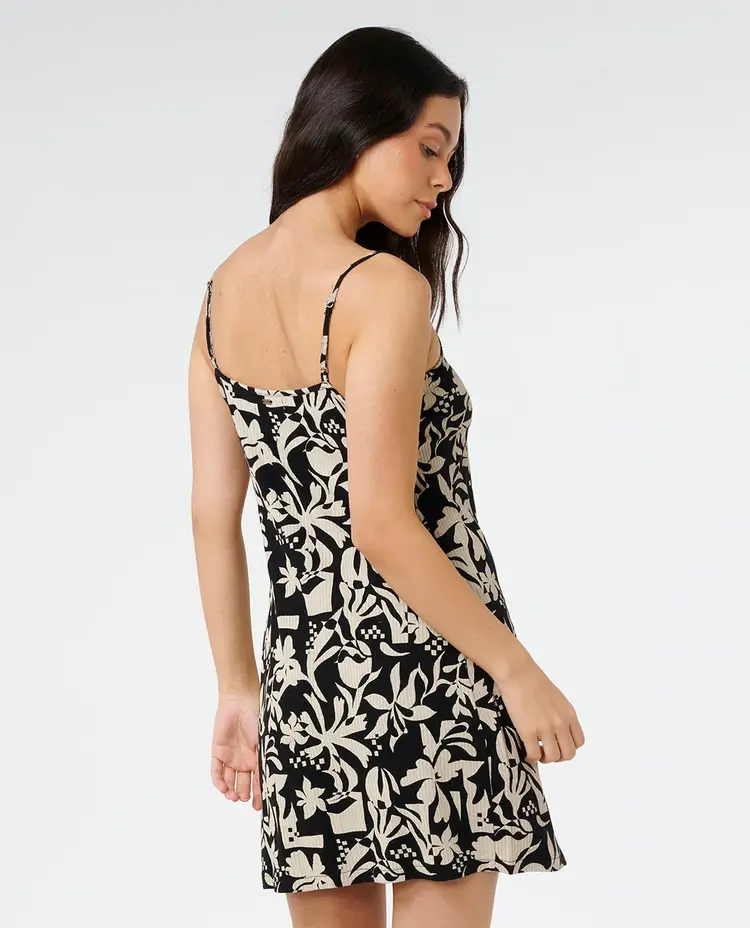 Rip Curl Rip Curl - Surf Dreams Printed Rib Mini Dress
