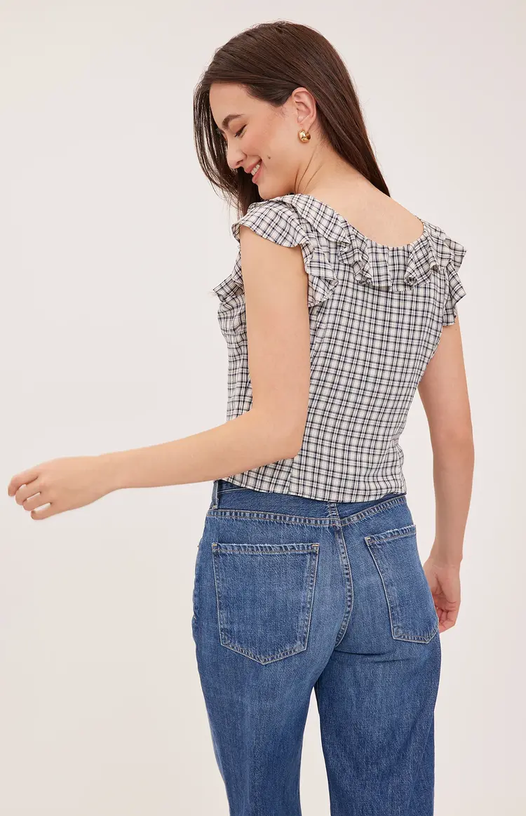 Gentle Fawn Gentle Fawn - AINSLEY Ruffled V-Neck top