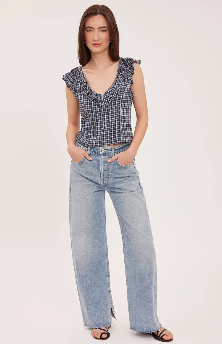 Gentle Fawn Gentle Fawn - AINSLEY Ruffled V-Neck top