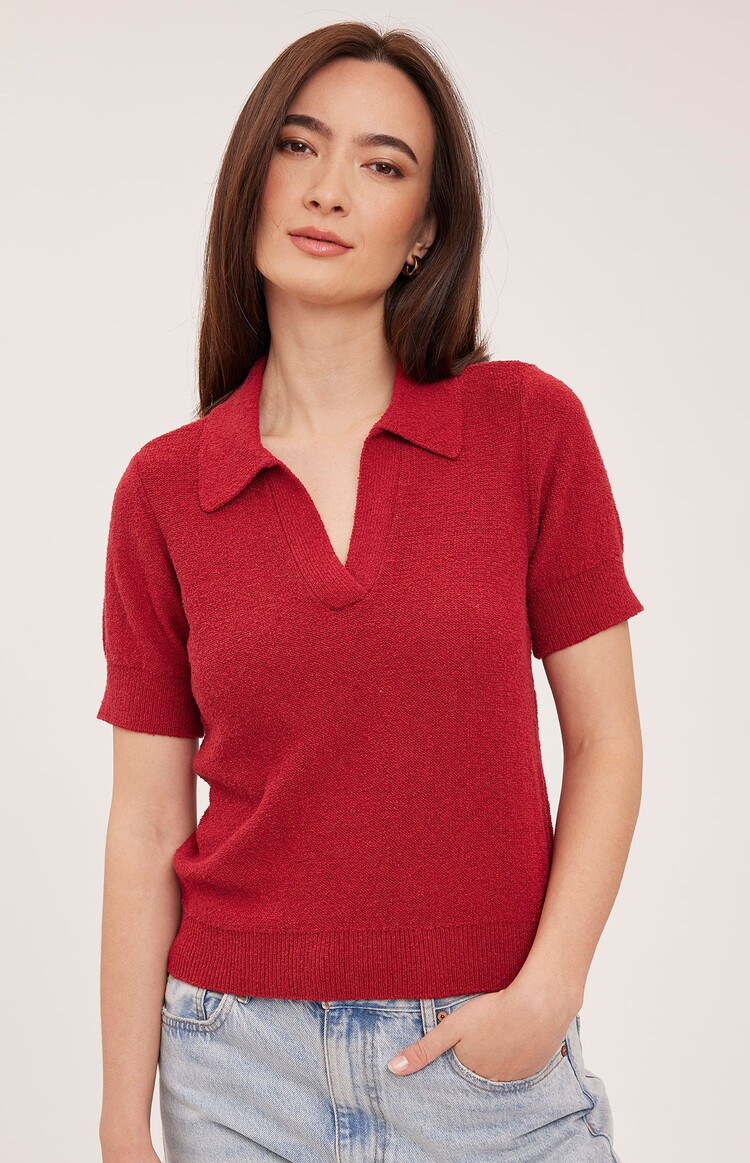 Gentle Fawn Gentle Fawn - TATUM V-NECK SS Sweater