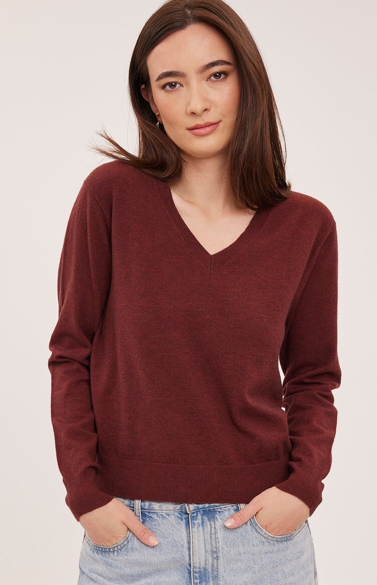 Gentle Fawn Gentle Fawn - CARINA LS V-Neck Sweater