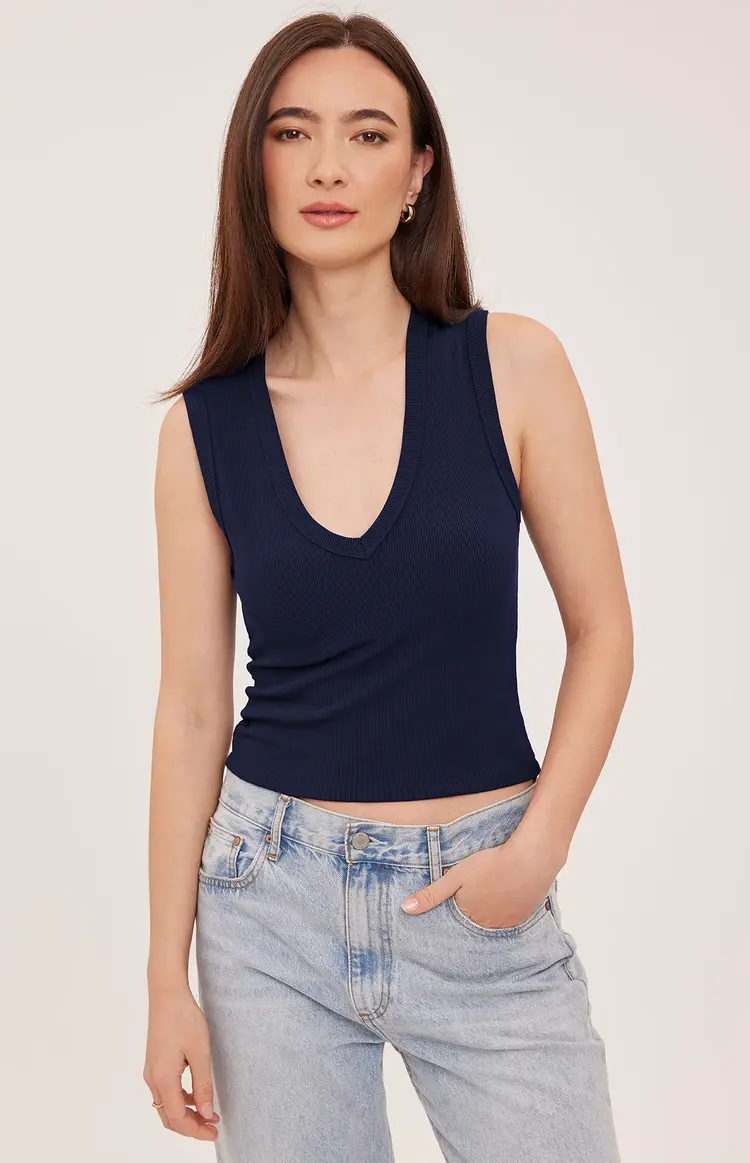 Gentle Fawn Gentle Fawn - CRAWFORD V-NECK Tank Top