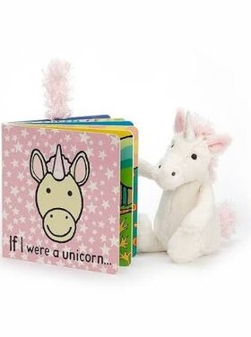 Jellycat Jellycat - If I were a "Unicorn" Book (Pink)