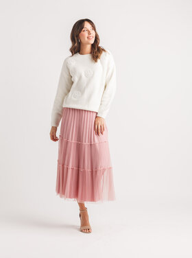 Papillon Papillon - Tiered Pleated Tulle Skirt