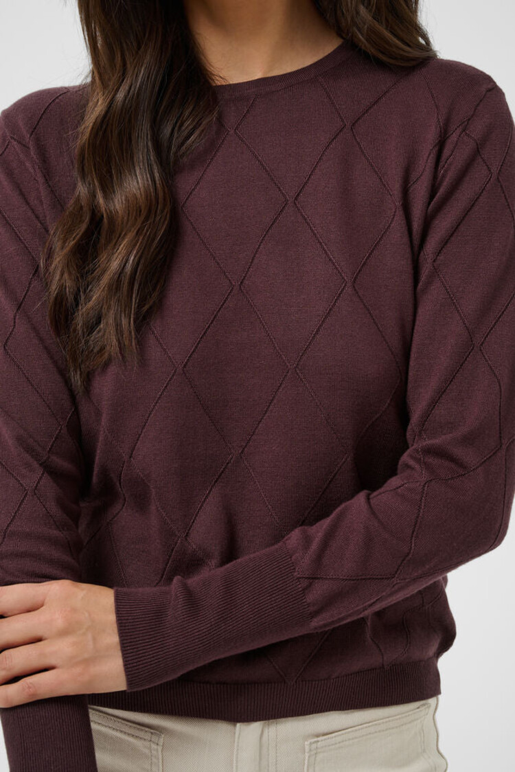 Kaffe Kaffe - LIZZA Argyle Pullover Sweater