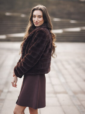 Papillon Papillon - Crop Faux Fur Jacket