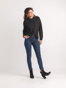 Papillon Papillon - Cable Crossover Sweater
