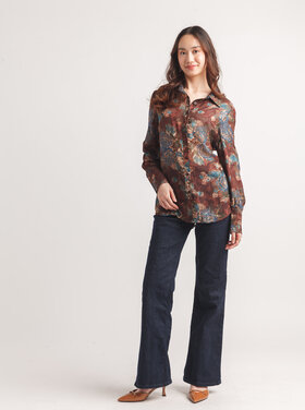 Papillon Papillon - Floral Satin Blouse