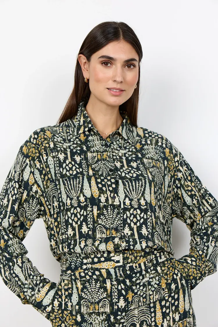Soya Concept Soya Concept - GOLFI 3 Printed Blouse
