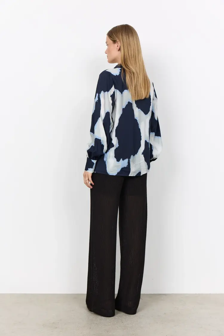 Soya Concept Soya Concept - GLADIS 1 Collared V-Neck Blouse