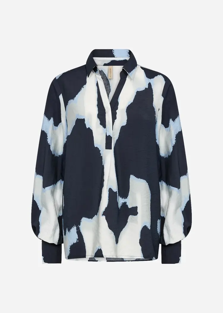 Soya Concept Soya Concept - GLADIS 1 Collared V-Neck Blouse