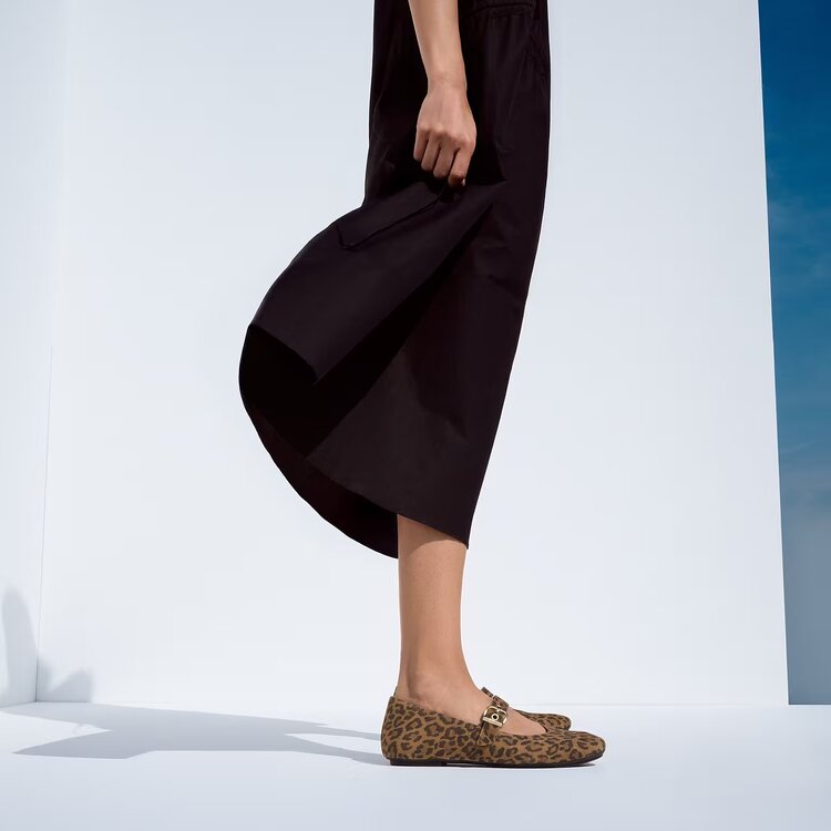 Fit Flop FitFlop - Delicato Suede Leopard Mary Janes