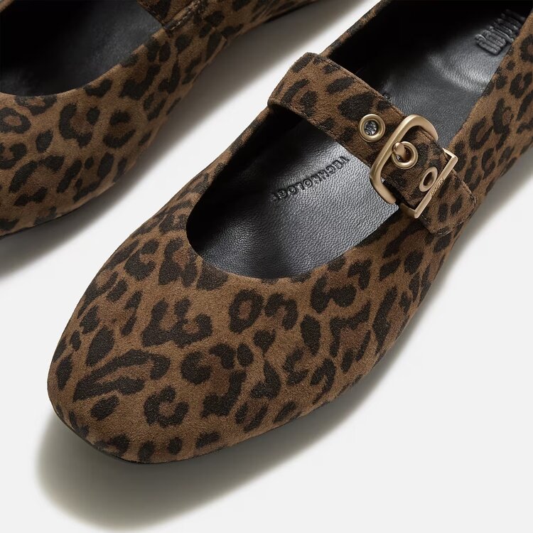 Fit Flop FitFlop - Delicato Suede Leopard Mary Janes
