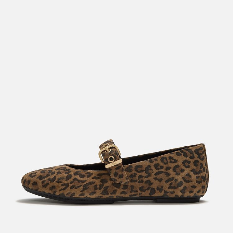 Fit Flop FitFlop - Delicato Suede Leopard Mary Janes