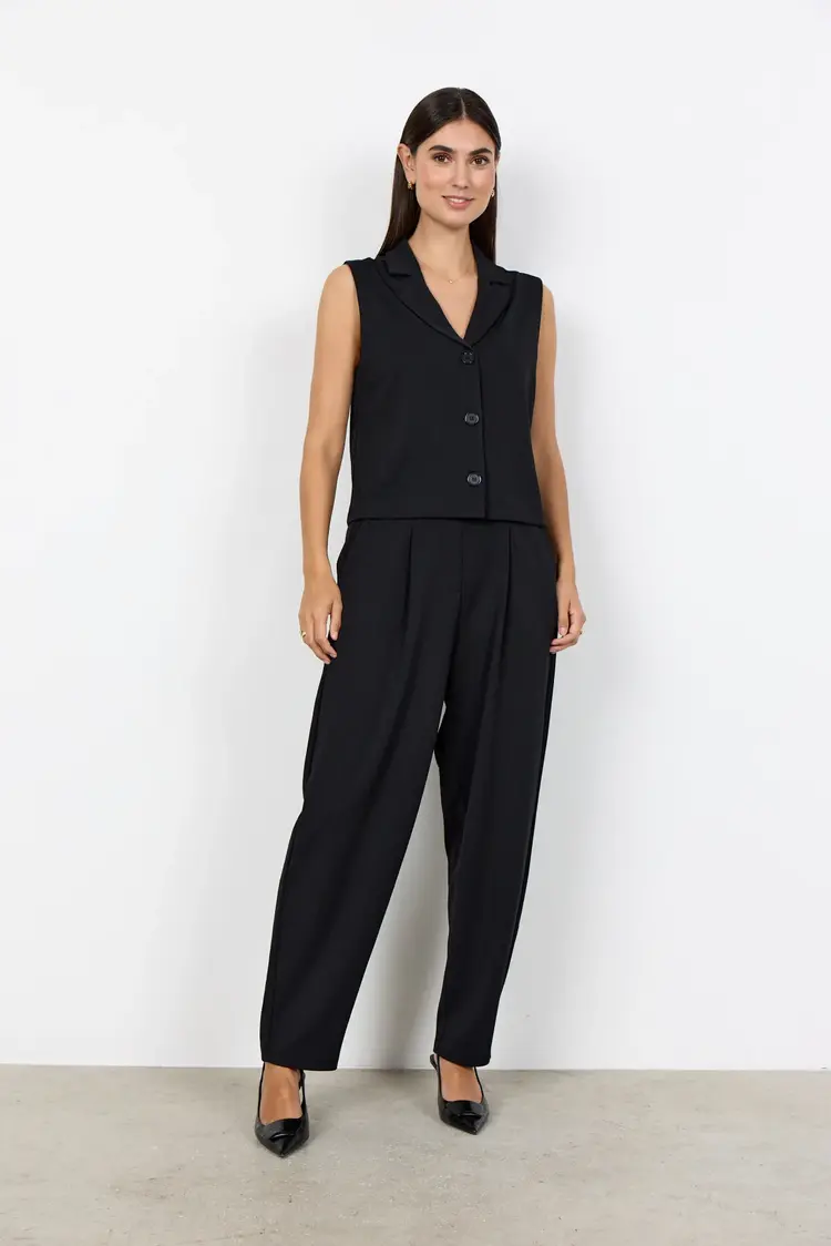 Soya Concept Soya Concept - SIHAM 99 Collared Vest w/Buttons