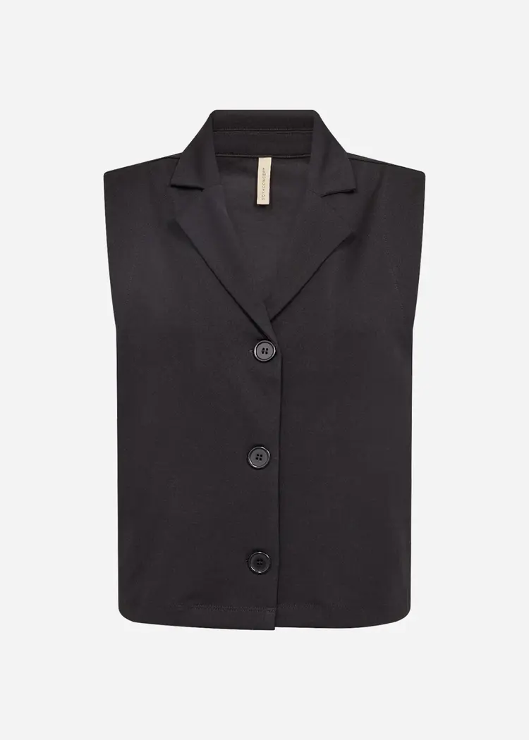 Soya Concept Soya Concept - SIHAM 99 Collared Vest w/Buttons