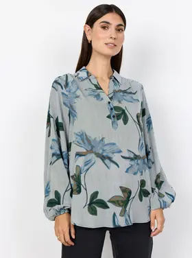 Soya Concept Soya Concept - GINA 2  LS Floral Print Top