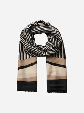 Soya Concept Soya Concept - Haraldine Aop 1 Scarf Black Combi O/S