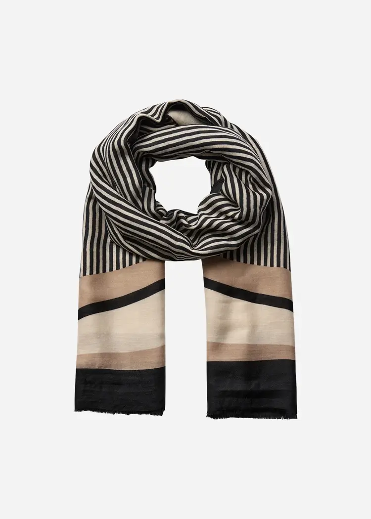Soya Concept Soya Concept - Haraldine Aop 1 Scarf Black Combi O/S