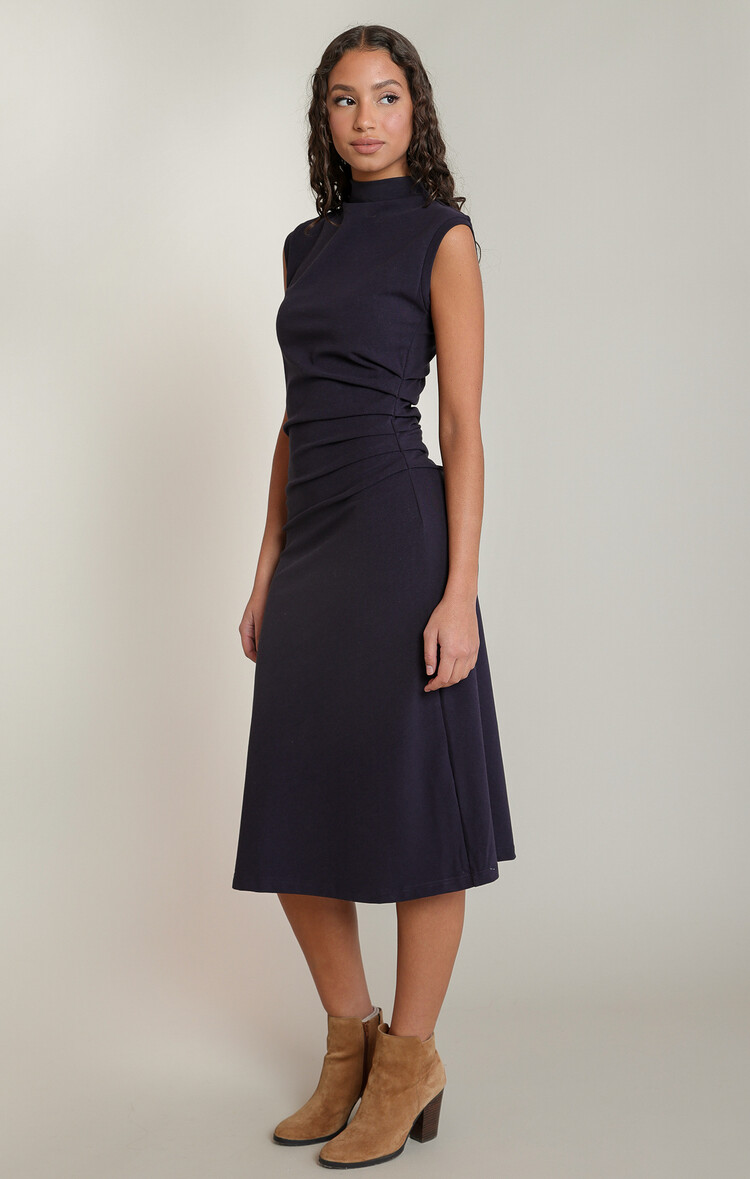 Black Tape Black Tape - Mock Neck Midi Dress