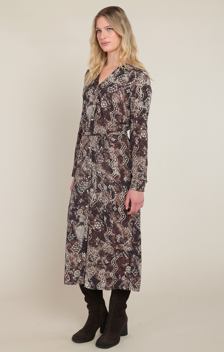 Black Tape Black Tape - Belted Shirt Dress