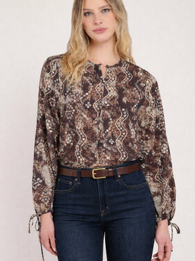 Black Tape Black Tape - Snake Print Blouse