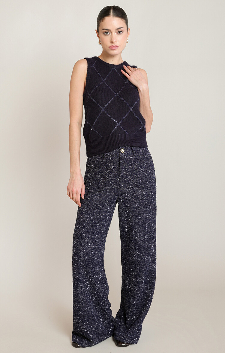 Black Tape Black Tape - Sequin Sweater Vest