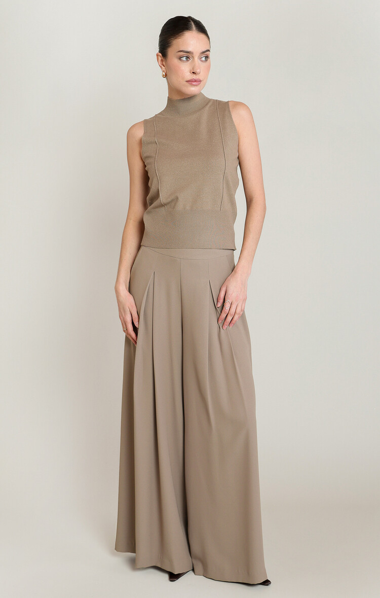 Black Tape Black Tape - High Waisted Pleat Pants