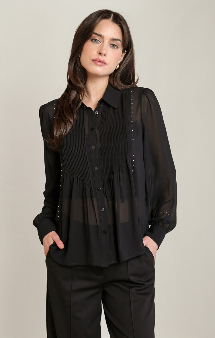 Black Tape Black Tape - Studs Blouse