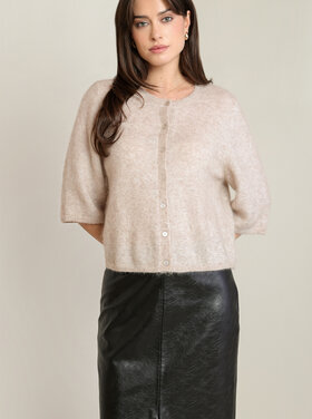 Black Tape Black Tape - Short Sleeve Cardigan